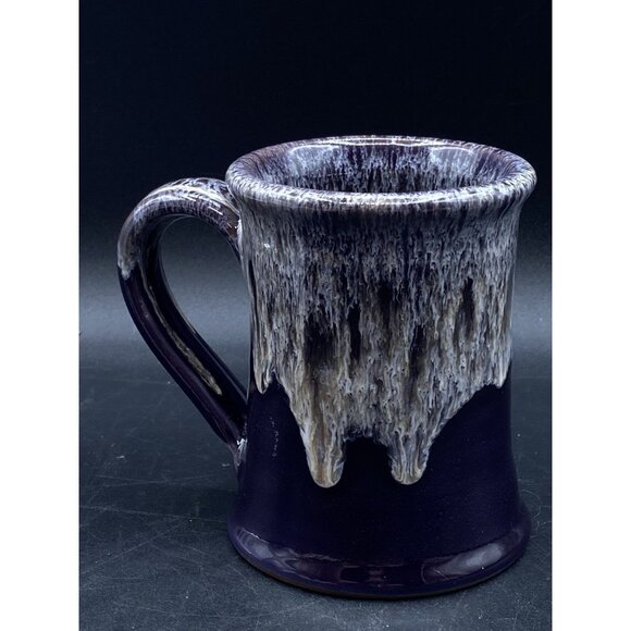 2016 Deneen Pottery Crazy Faith Coffee Company Drip Glazed Coffee Mug - Picture 6 of 9